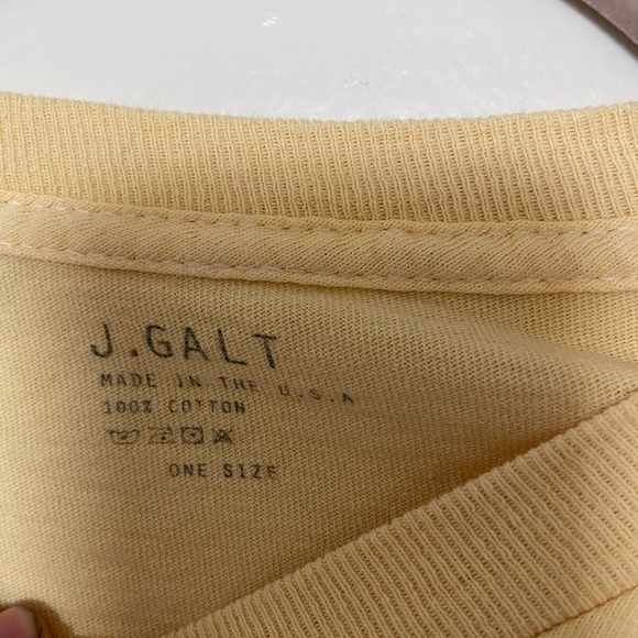 Brandy Melville yellow t shirt crop - Picture 5 of 6